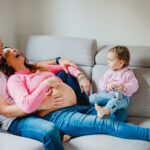 Dolce maternity nell’intimità di casa