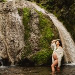 Servizio fotografico maternità in atmosfera wild